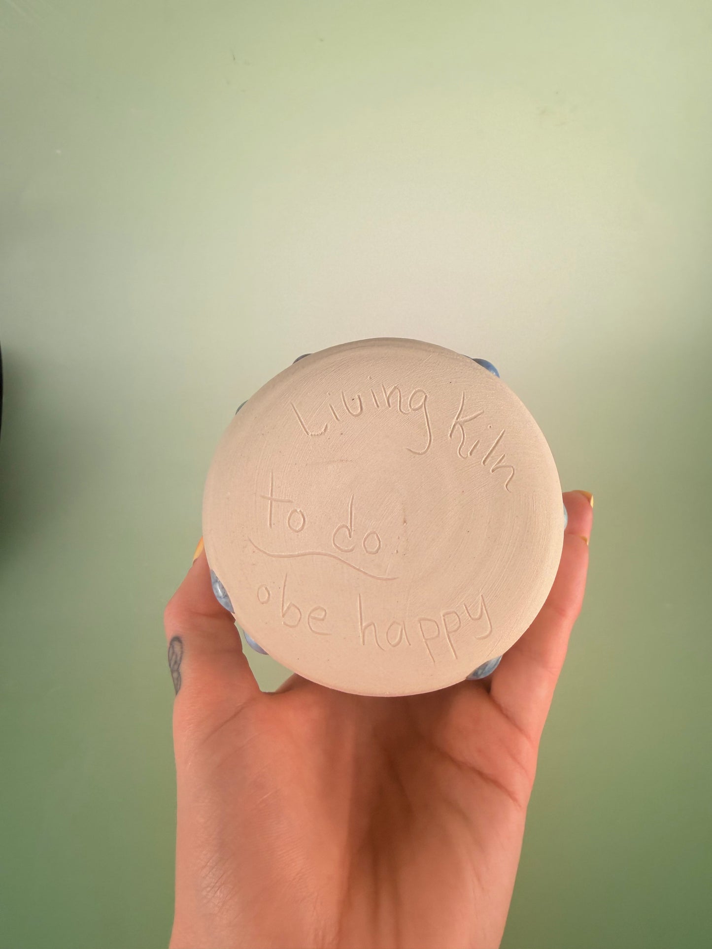 Drippy cup “to do: be happy” discounted