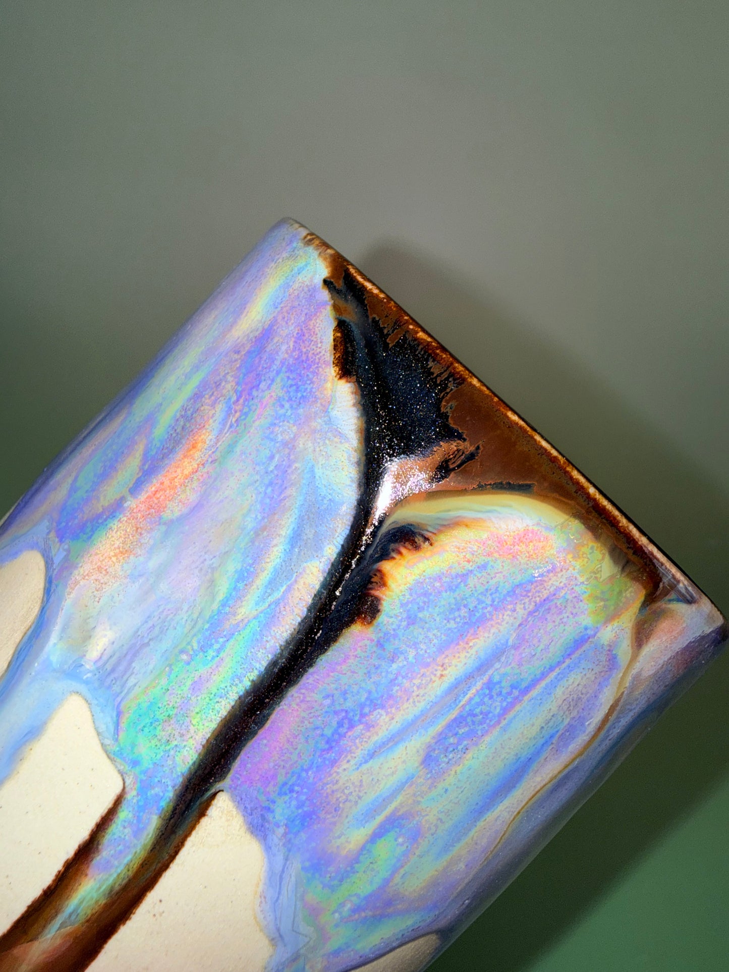 Iridescent sparkly cup #2