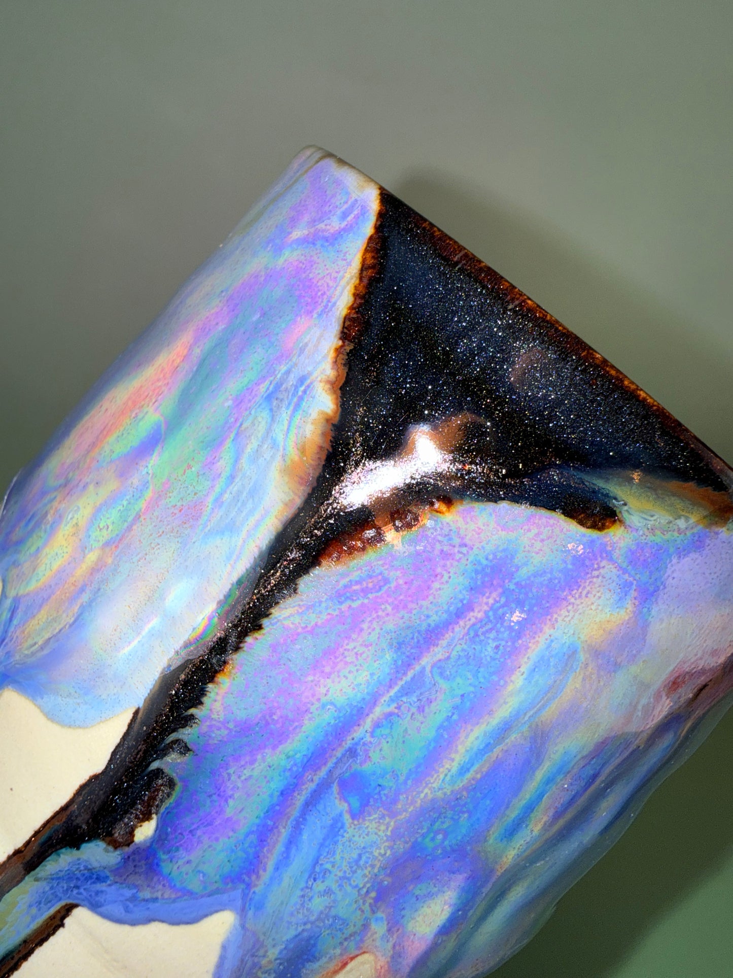 Iridescent sparkly cup #3
