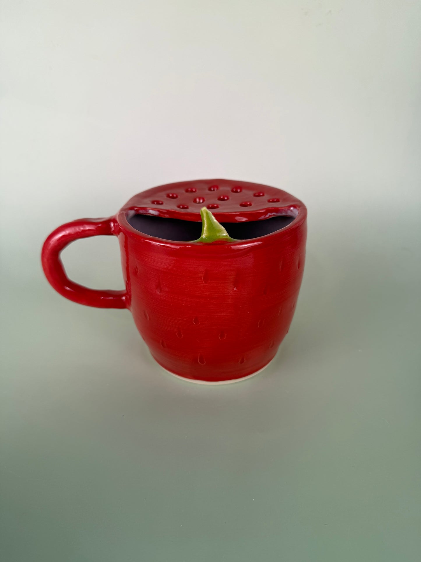 Red strawberry berry bowl