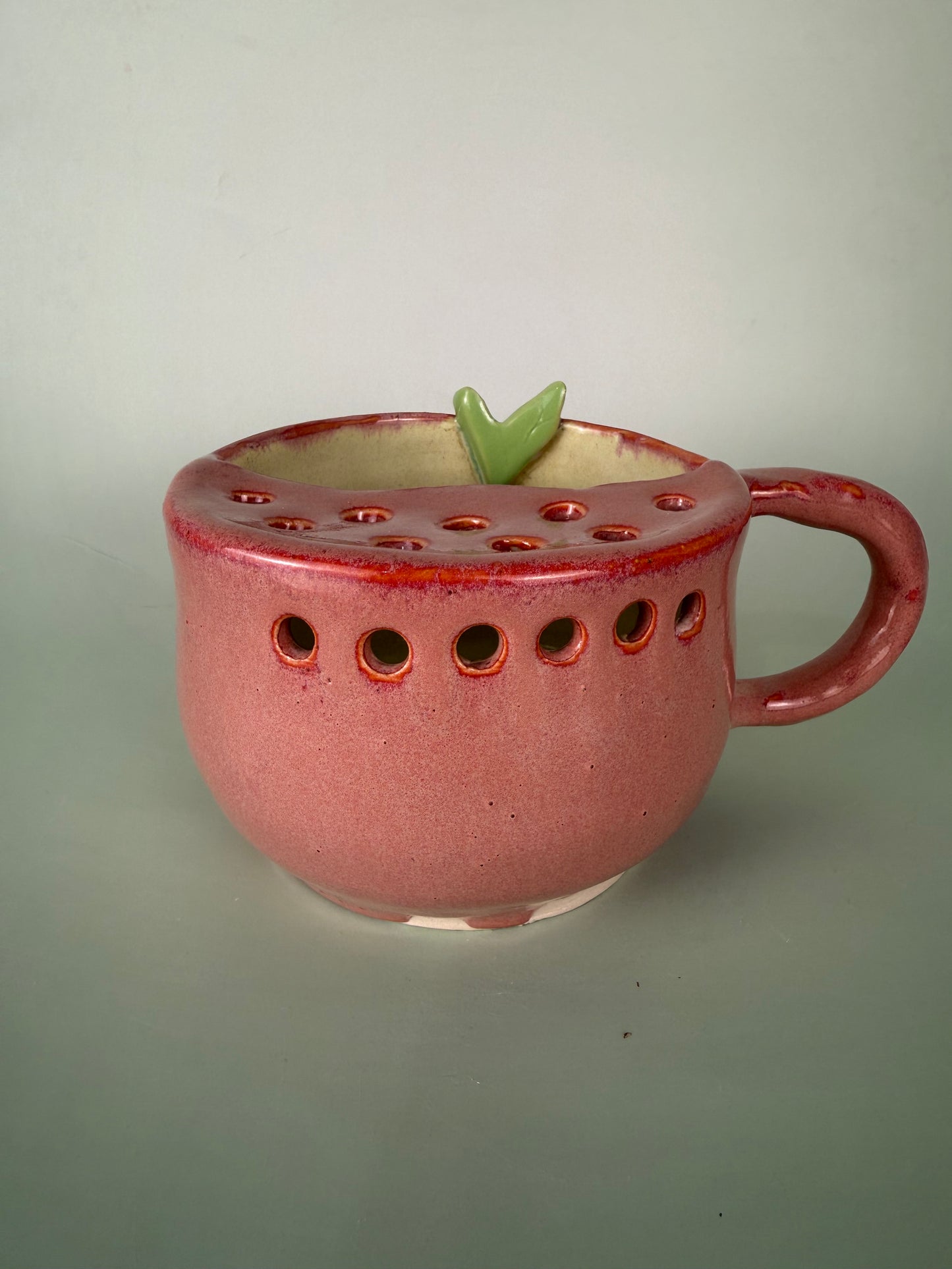 Peach berry bowl