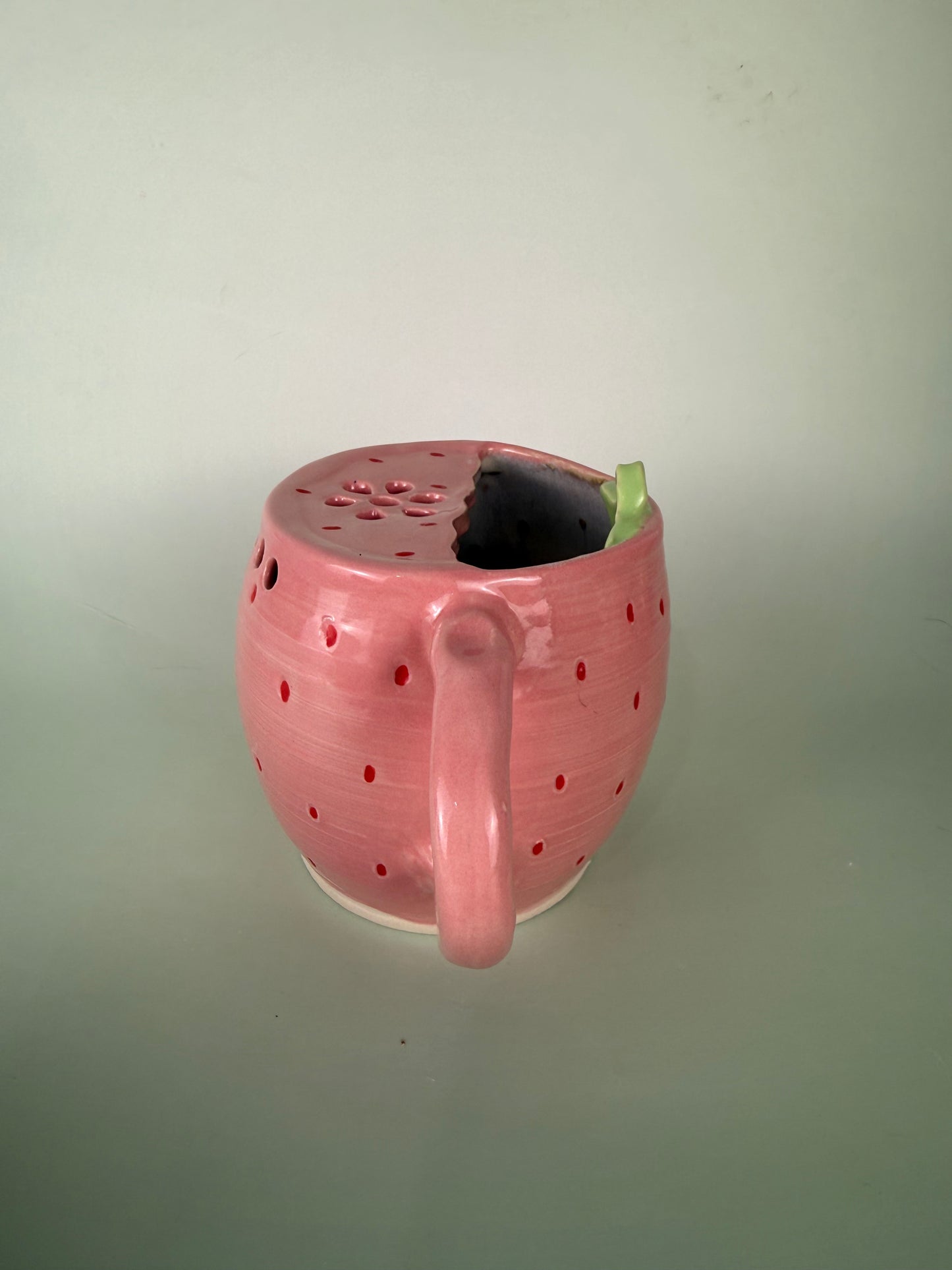 Pink strawberry berry bowl