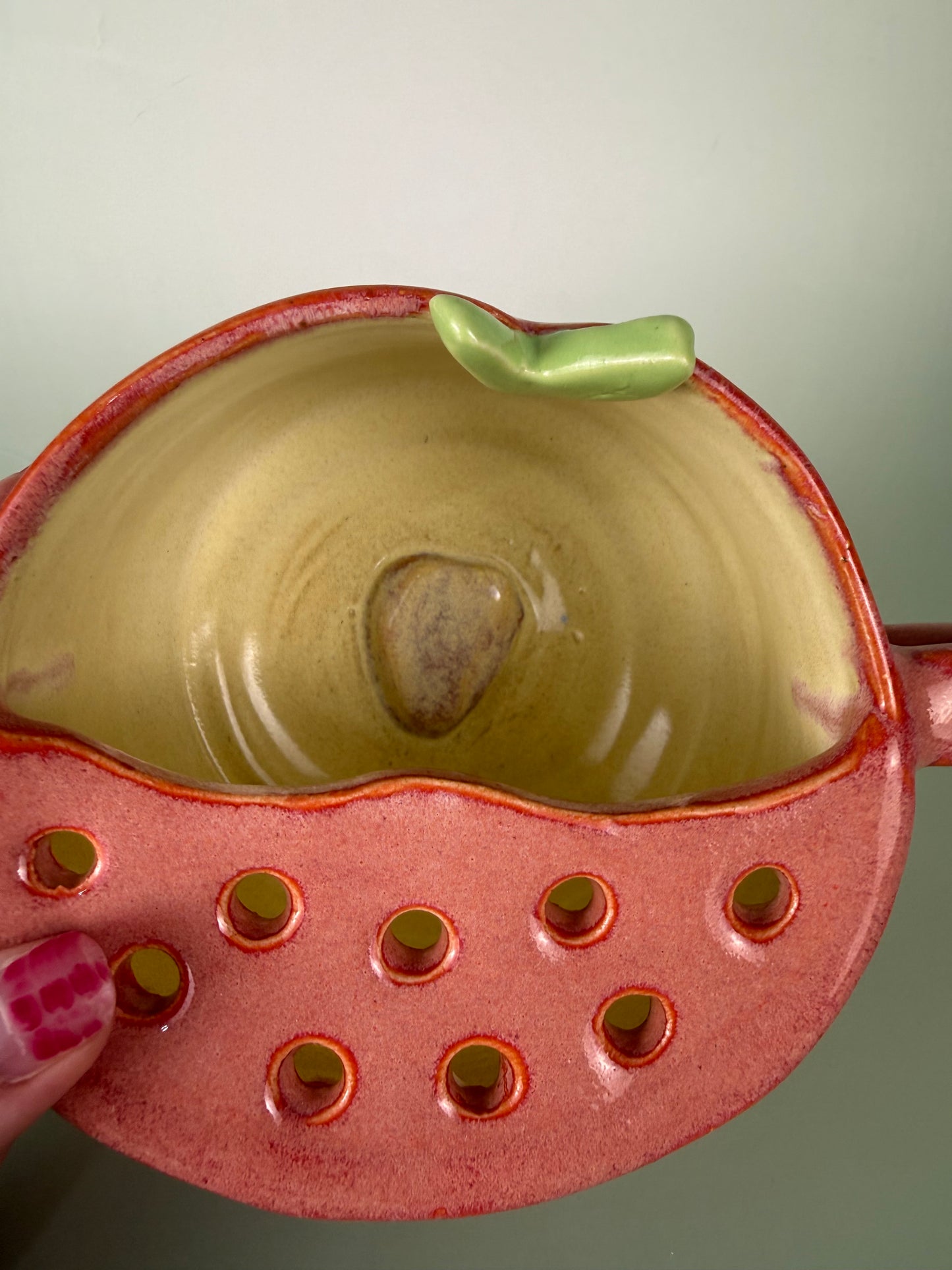 Peach berry bowl
