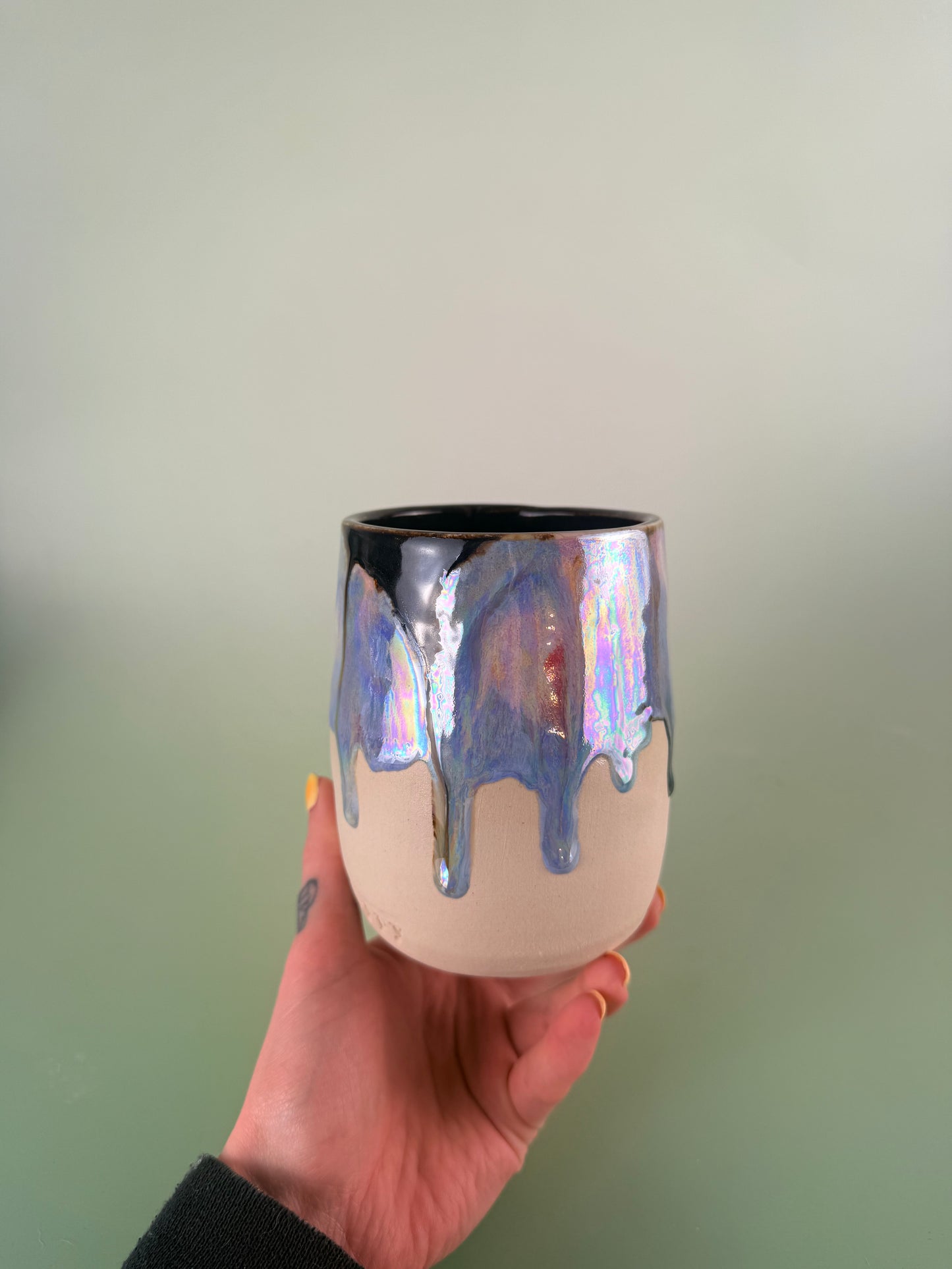 Iridescent sparkly cup #4