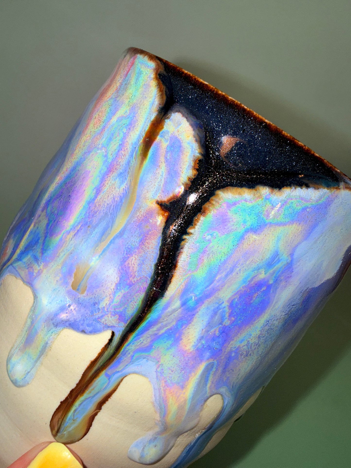 Iridescent sparkly cup #3