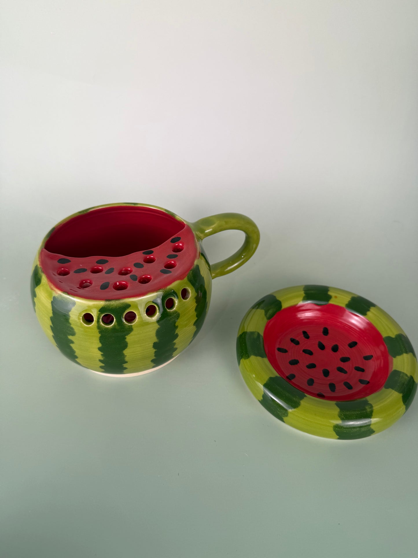 Watermelon berry bowl + bubble plate