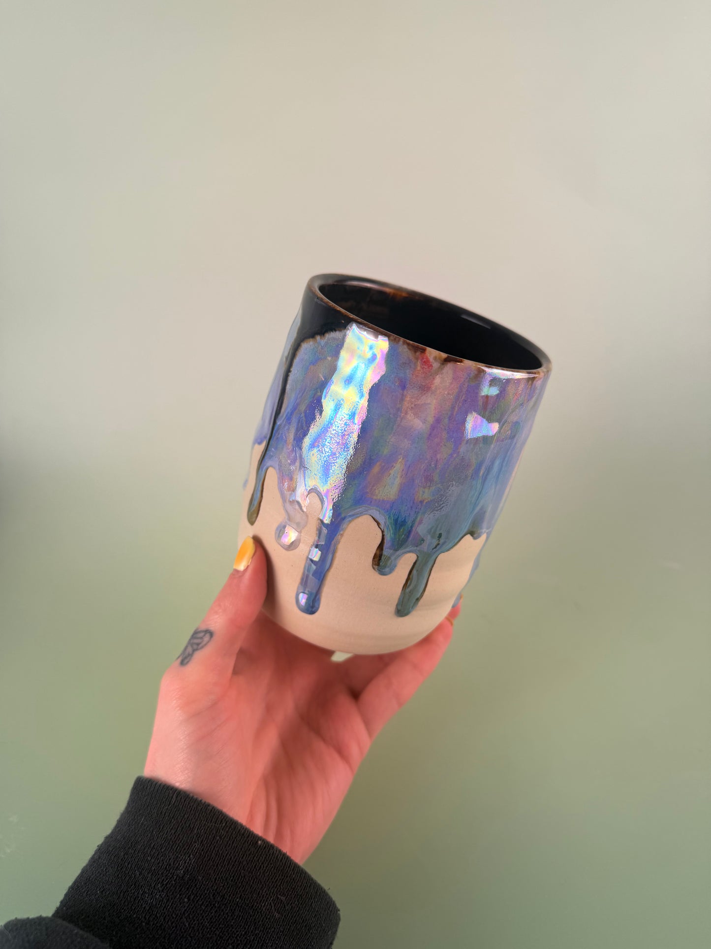 Iridescent sparkly cup #3