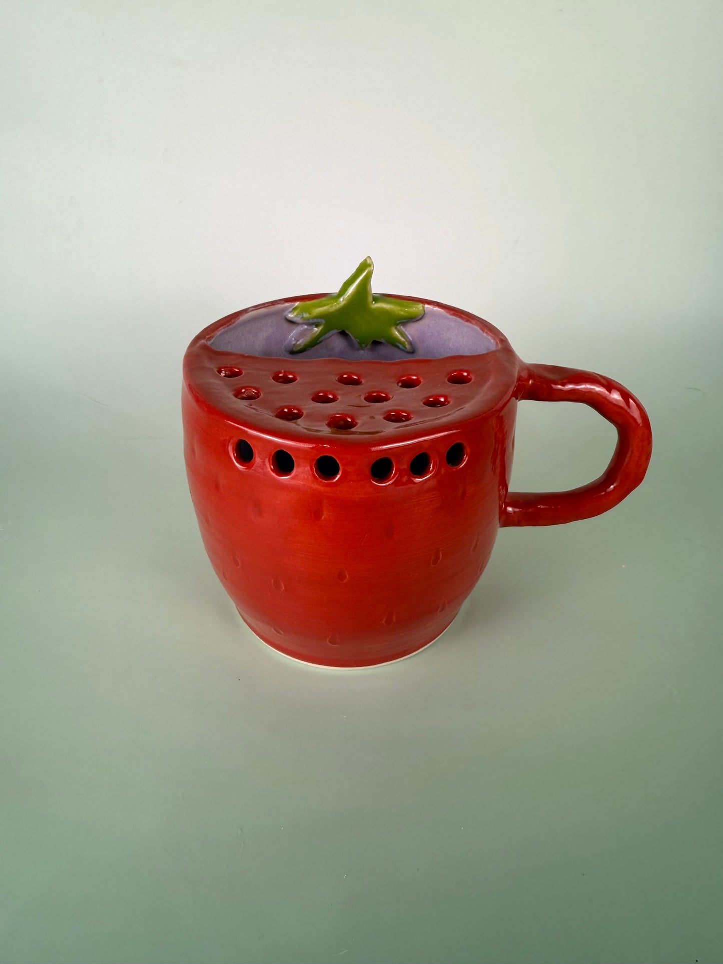 Red strawberry berry bowl