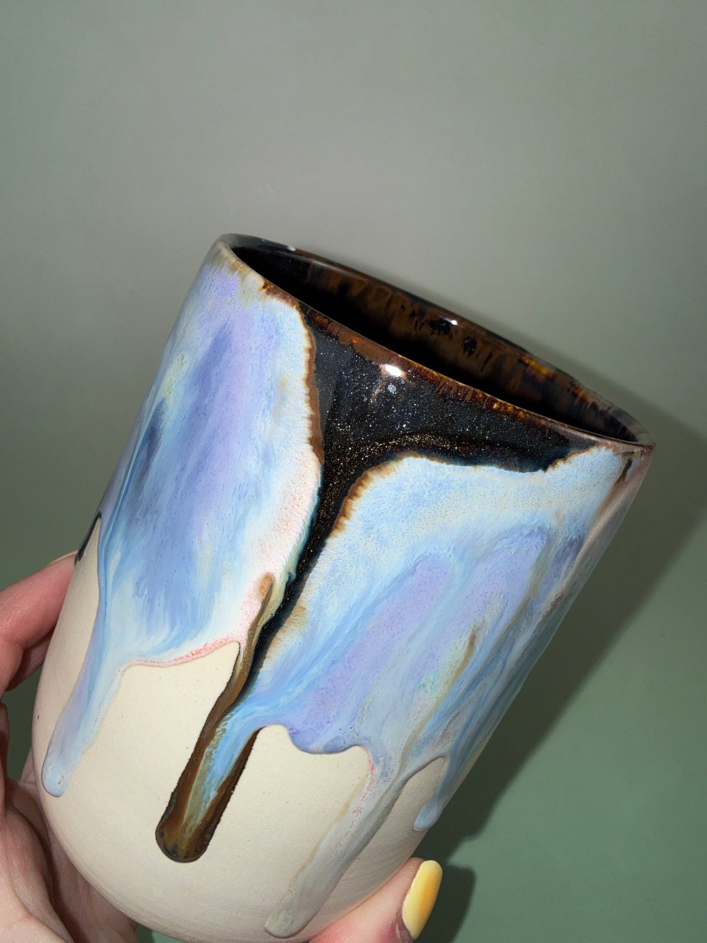 Sparkly drippy cup #1