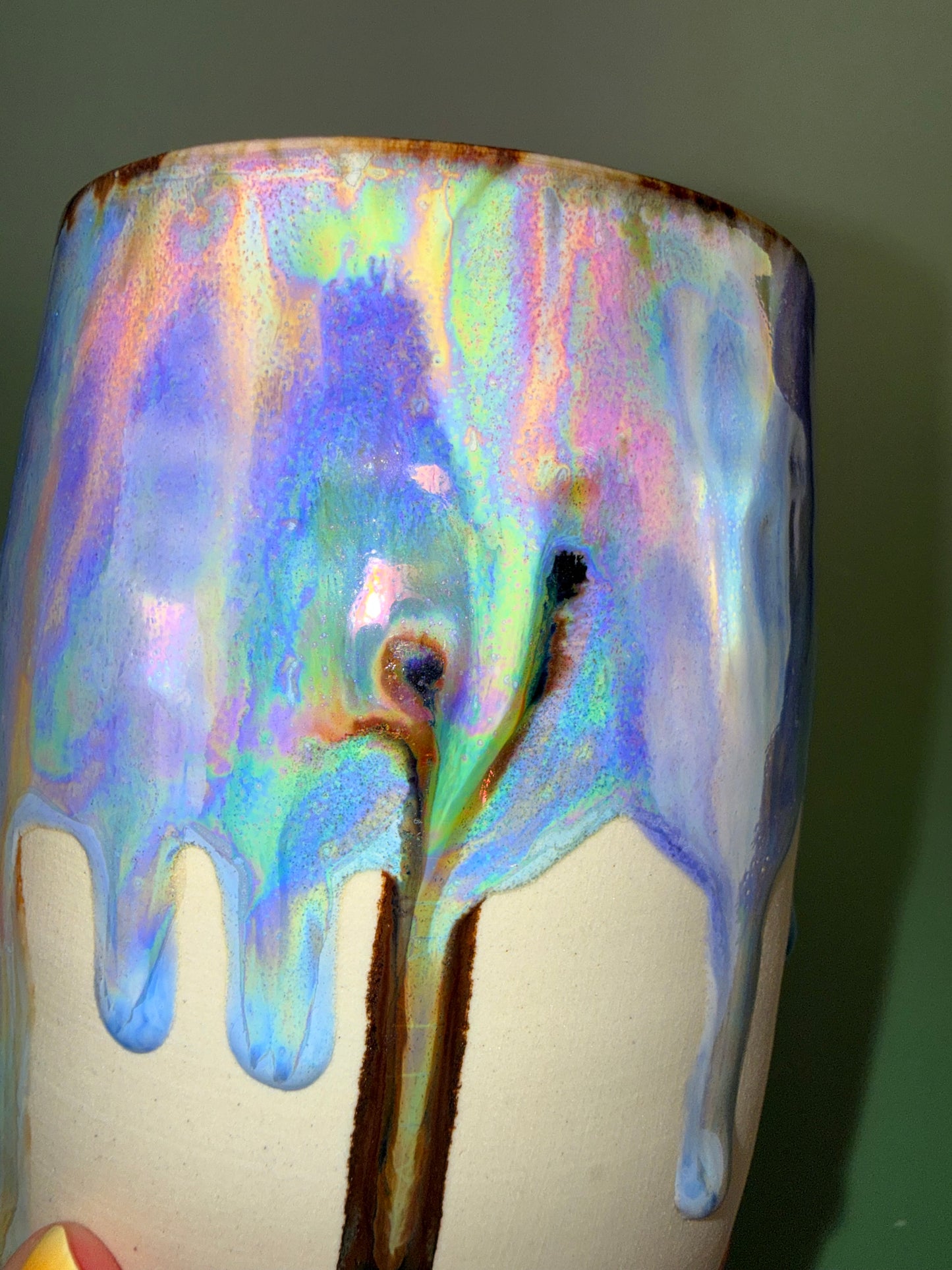 Iridescent sparkly cup #1