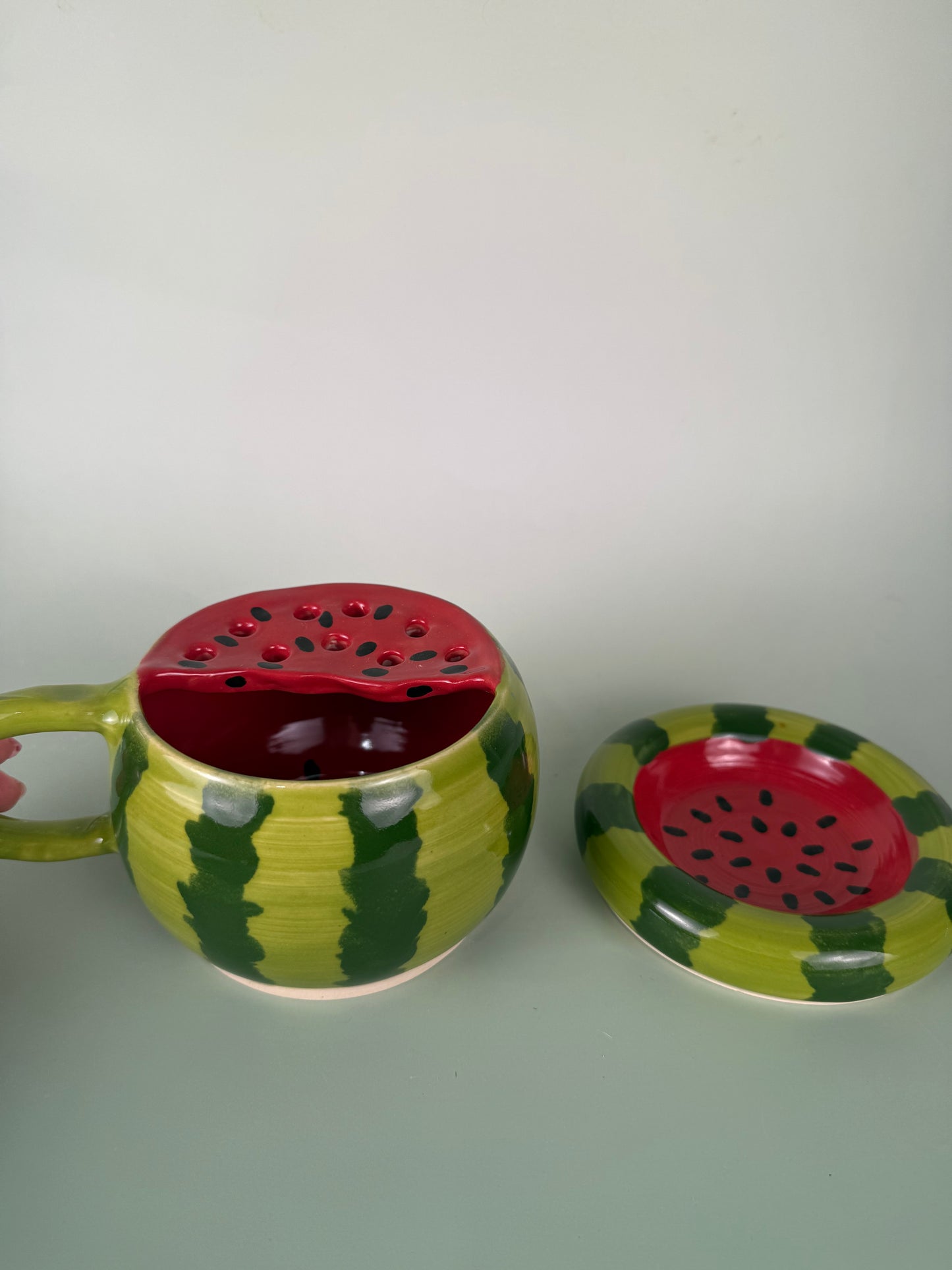 Watermelon berry bowl + bubble plate