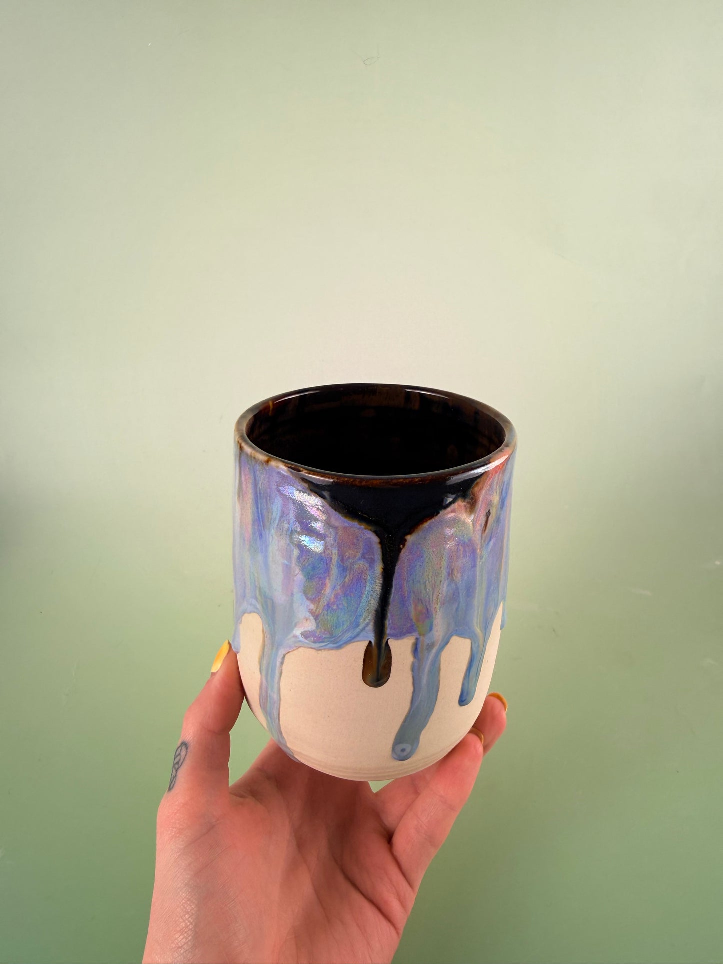 Iridescent sparkly cup #2