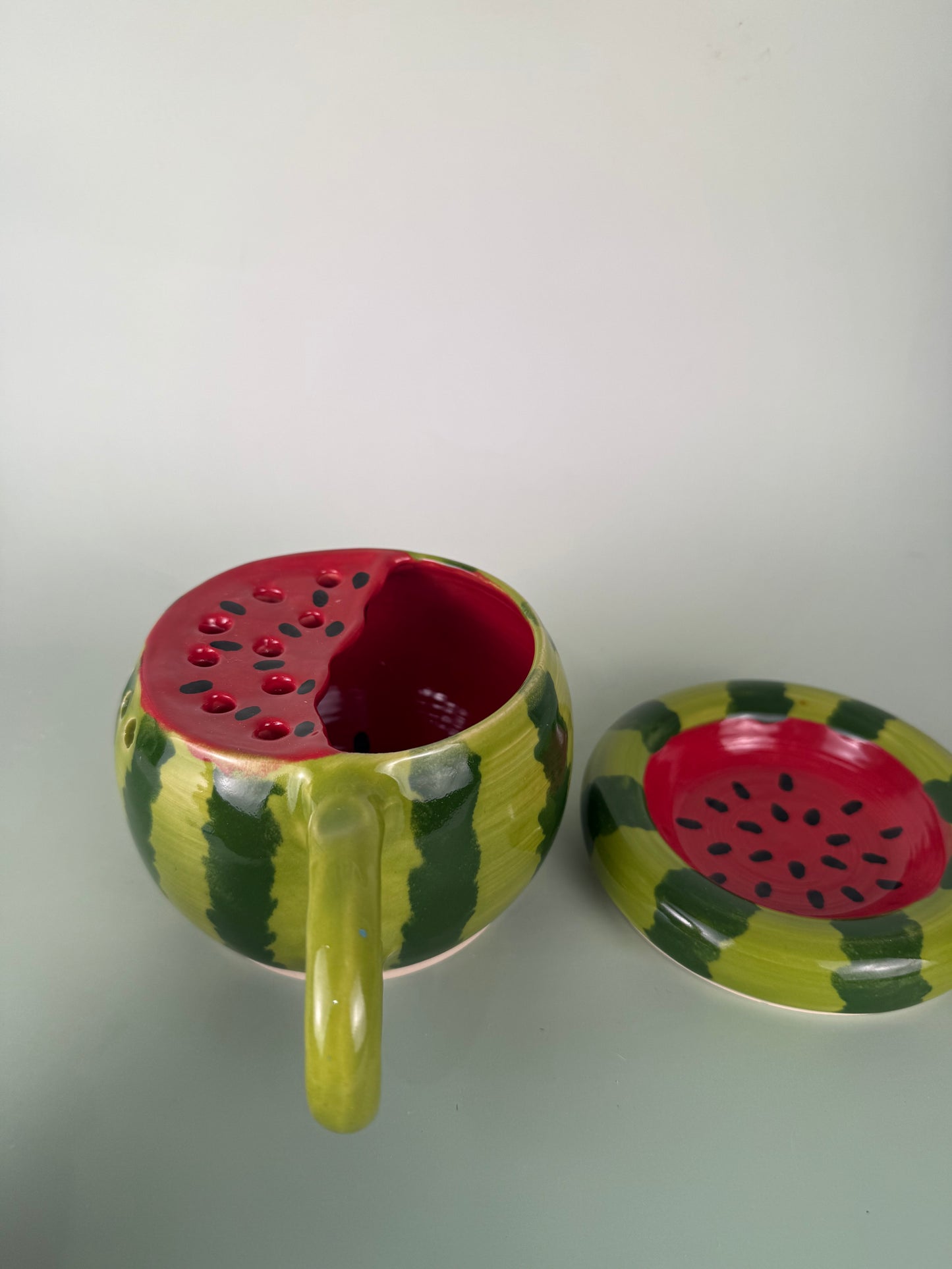 Watermelon berry bowl + bubble plate