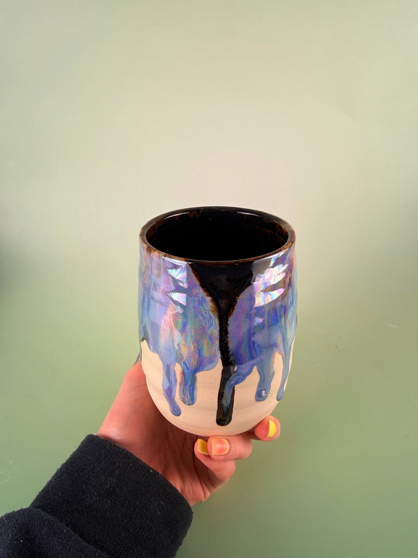 Iridescent sparkly cup #3