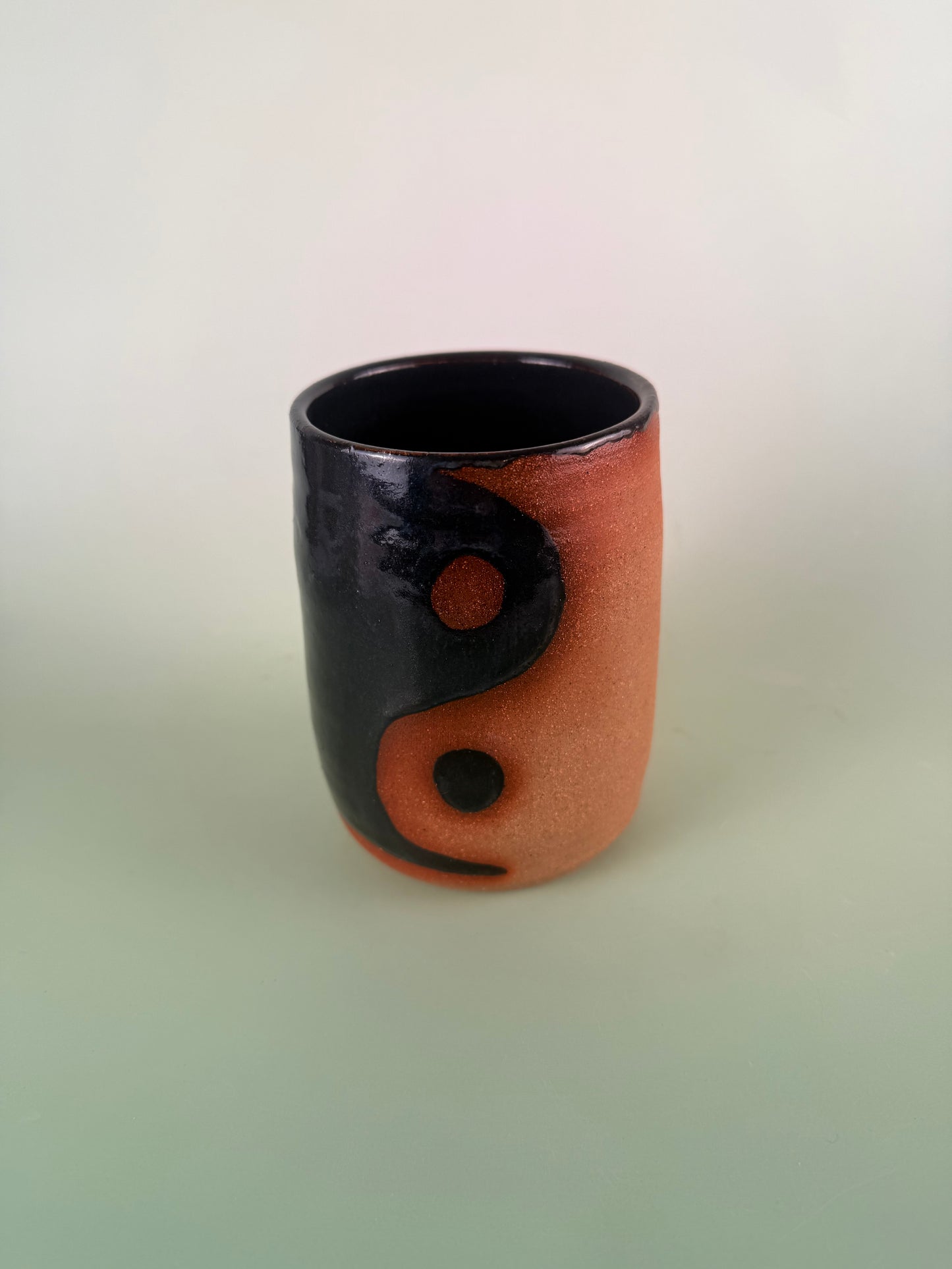 Yin yang sparkly cup #2