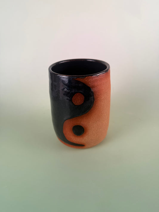 Yin yang sparkly cup #2