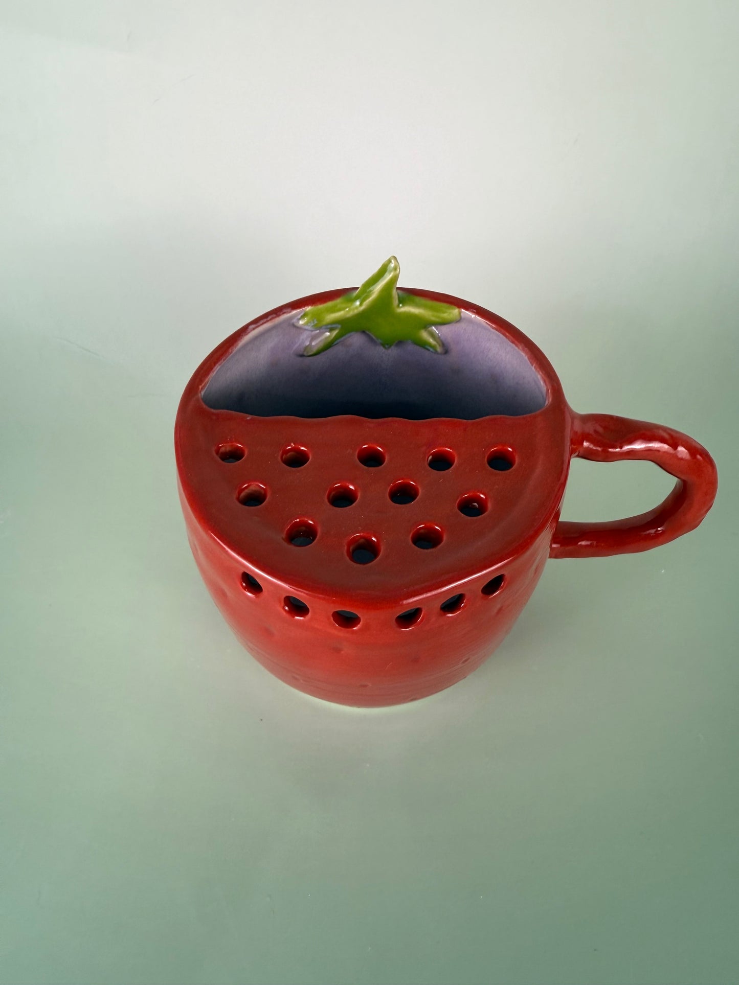 Red strawberry berry bowl