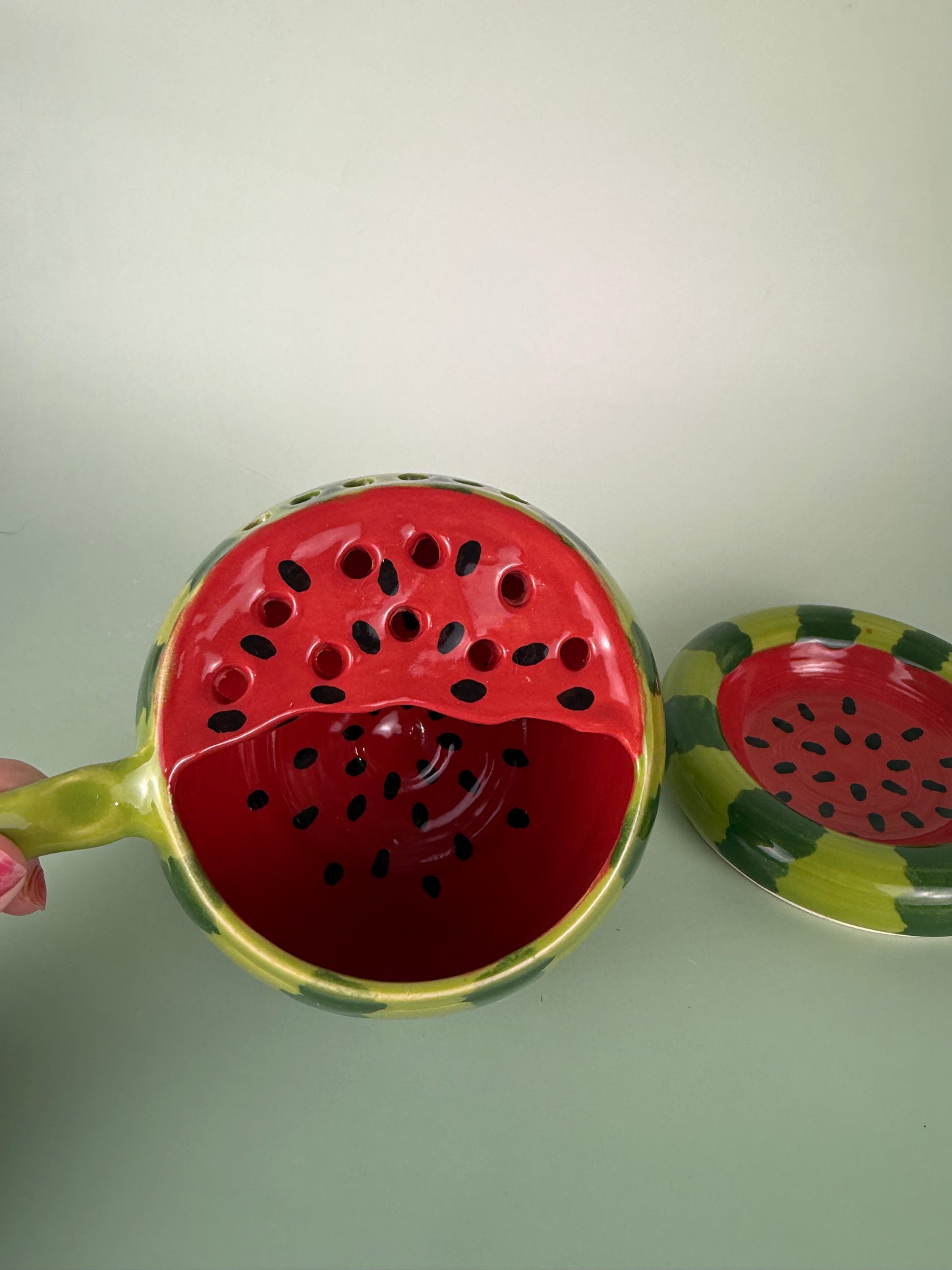 Watermelon berry bowl + bubble plate