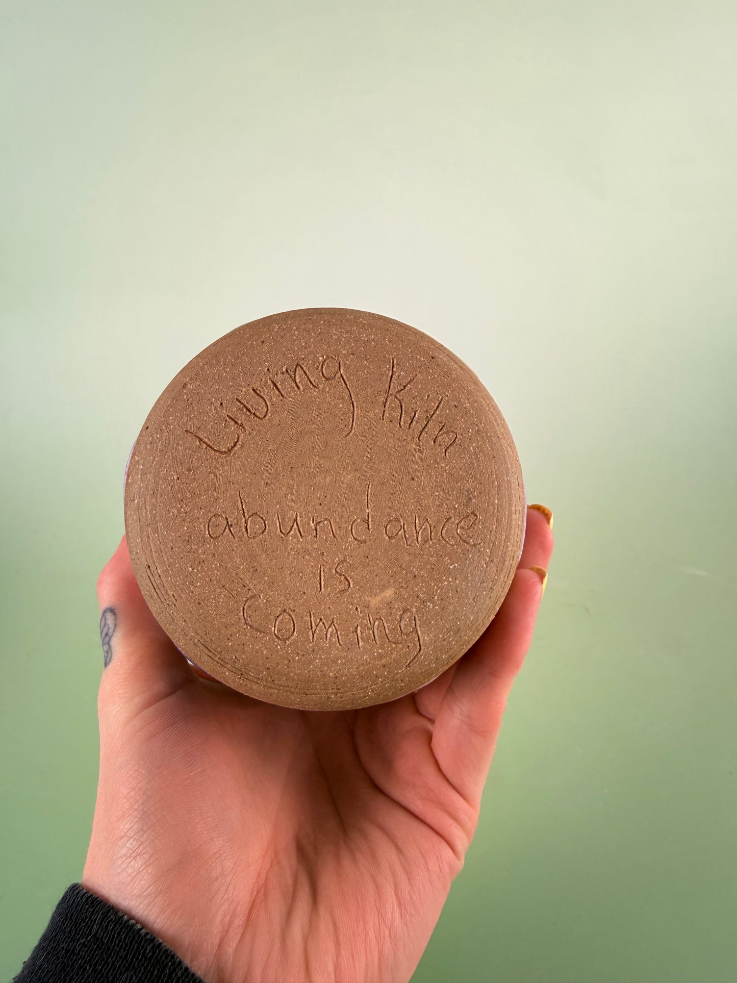 Colorful checked cup #1